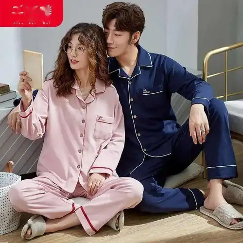  这样的睡衣看着养眼,穿着舒服,情侣搭配更是无敌