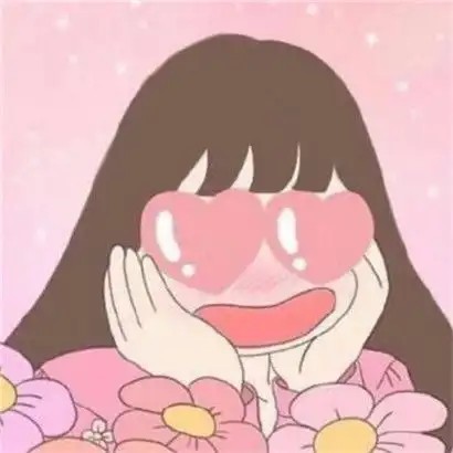  卡通呆萌头像女,只有童年的我们你才懂的