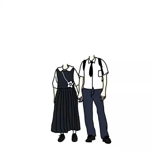  超火无头小人情侣头像在这里