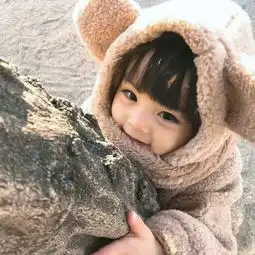  萌萌的网红小女孩头像超萌中国小女孩小清新头像