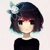  萌萌的小女孩卡通人物qq头像姑娘眼睛多美不太适合流泪