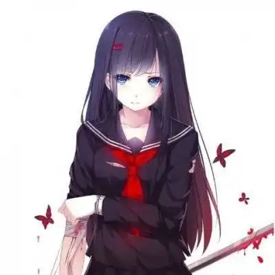  超好看黑暗系女生头像黑化动漫头像女生图片大全