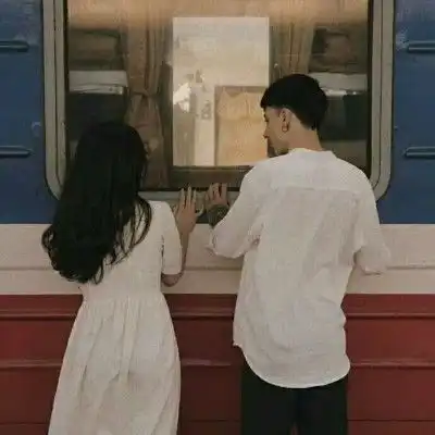  微甜情头超好看的动漫情侣头像