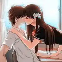  微信亲吻可爱动态男孩