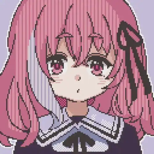  一组像素风头像