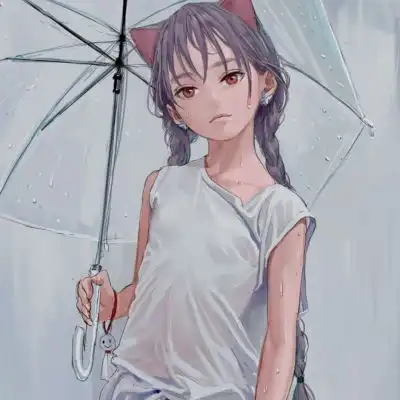 唐崎夜雨唯美手绘自截女头绘师卡通动漫头像我要个性网