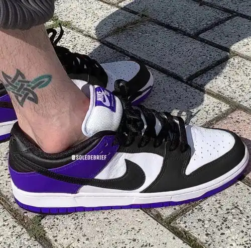  耐克dunksb恶人紫明年发售上脚效果不俗