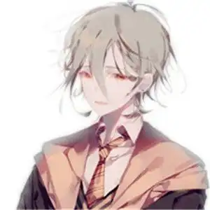  手绘系列韩国风暖色调日系动漫情侣头像