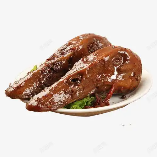 产品实物肉类卤鸭头餐饮美食鸭头麻辣元素免抠png设计图片免费下载页面网页平面电商创意素材肉类素材