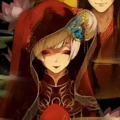  古风动漫情侣头像一对高冷