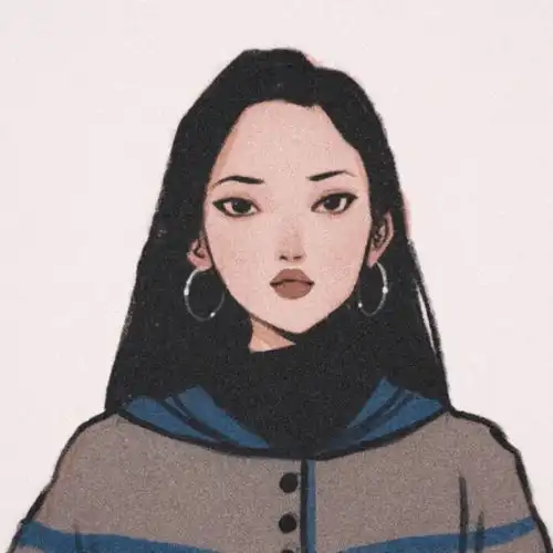  迪士尼在逃公主学院风手绘头像