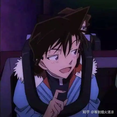  名侦探柯南新一小兰动漫情侣头像