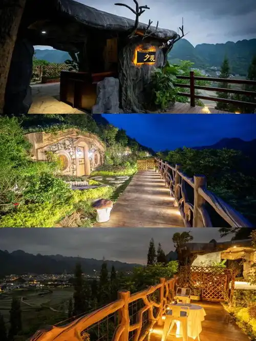  夕观落日营地藏在万峰林景区中的野奢洞穴民宿