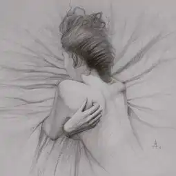  素描教学丨俄罗斯美术老师教你以线带面,结构布局