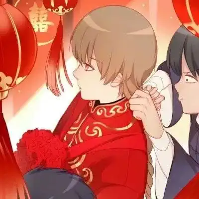  有哪些红色古风情侣头像