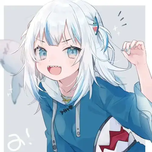  动漫头像0721鲨鱼妹可爱小鲨鱼动漫女头