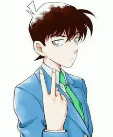  情侣头像名侦探柯南工藤新一漫画酷