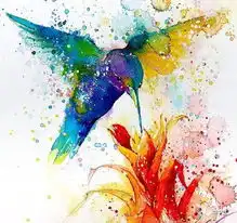  原来水彩还可以这么玩,太美啦