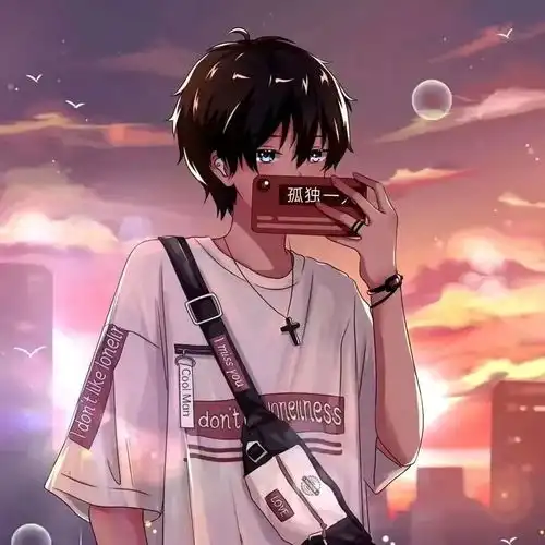  茫茫人海中与你相逢情侣头像