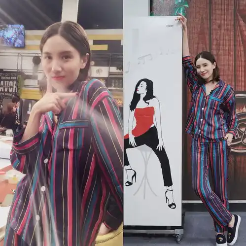  欧阳娜娜,lisa睡衣穿搭,宅在家就能完美还原