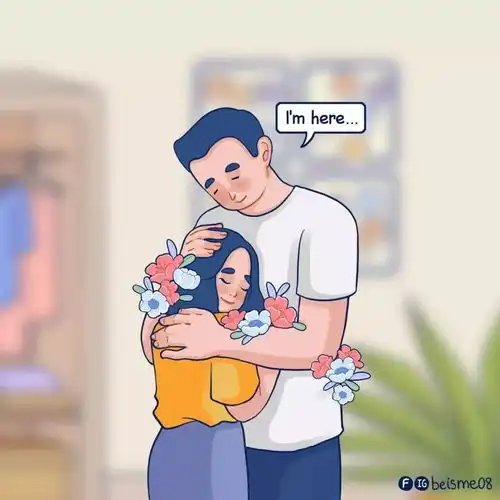  甜爆朋友圈的情侣插画,治愈了22w单身狗网友看完想恋爱