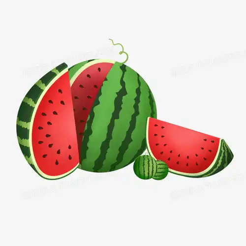 卡通手绘夏季大西瓜免抠元素png图片素材免费下载卡通png30003000像素熊猫办公