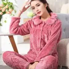  秋冬女式家居服