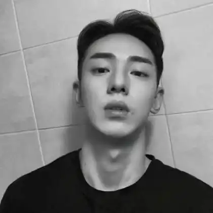  高清黑白男头帅气超拽放任自己的男生