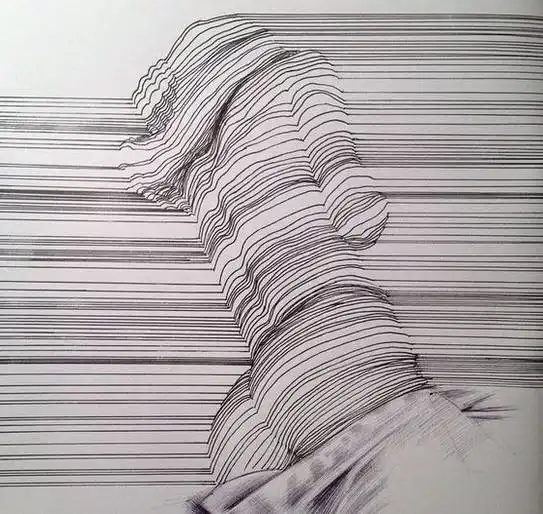  人家这线条画的才是境界