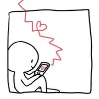  简笔小人情侣头像图片微信头像图片大全