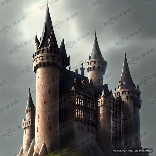  ai创作图哈利波特城堡nipic.com