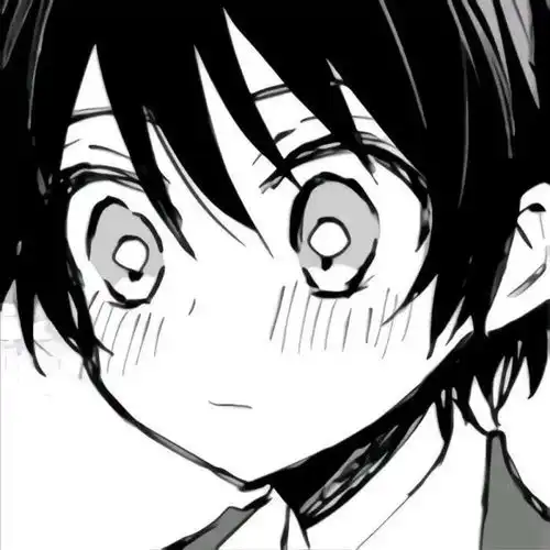  黑白动漫男生头像不要妄想每个人都待你如朋友