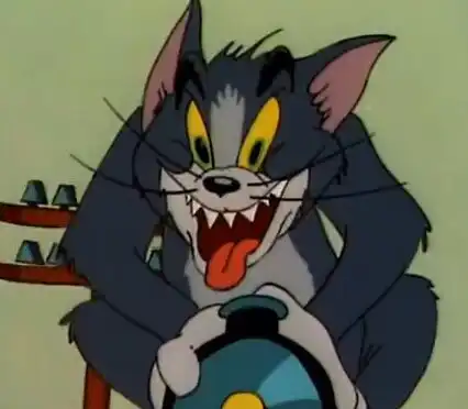  求一张猫和老鼠笑的很猥琐的汤姆猫做头像要汤姆猫笑的很猥琐的