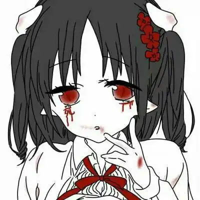  动漫异瞳少女头像红眼睛病女头像好看但不恐怖