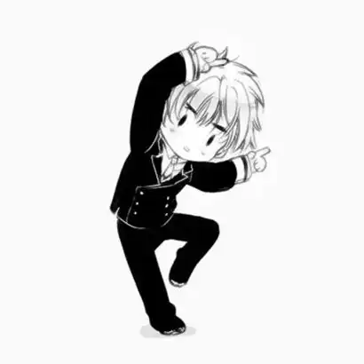  呆萌动漫情头一人一半图片