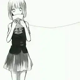  求黑白的动漫情侣头像要高清