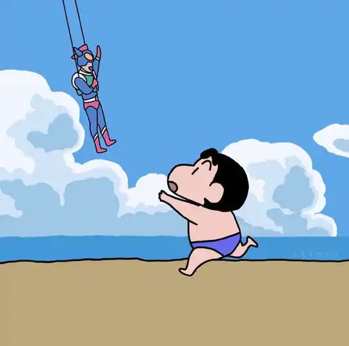  专属蜡笔小新的情侣头像