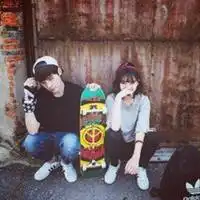  复古头像原宿风两人微信头像图片大全