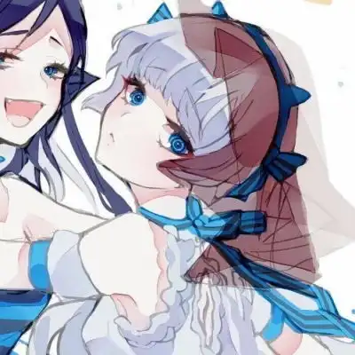 苏瓷唯美动漫闺蜜女头甜美姐妹闺蜜唯美动漫