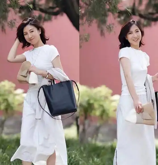  夏季穿搭还是白色单品最吃香,简约清爽提气色,值得中年女人借鉴