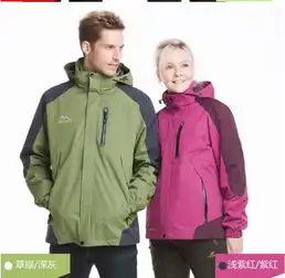  凯仕达情侣款户外两件套冲锋衣抓绒内胆情男女三合一kd81101