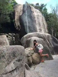 和闺蜜一起畅游亚龙湾,走到天涯海角