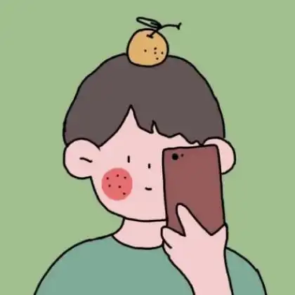  2020最新好看情头简笔画手绘可爱一对两张