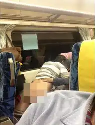  台湾情侣列车上夸张亲热乡民纷纷表示sod上的是真的