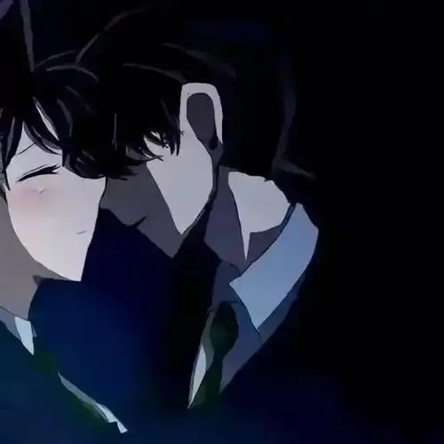  情侣头像黑白超特别的一组动漫情头收图