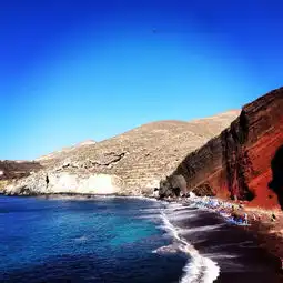  圣托里尼夕阳下我在等你