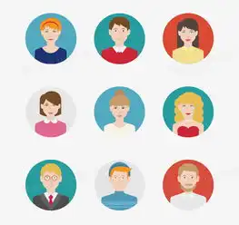  9款圆形人物头像图标矢量png图片素材免费下载ai格式800754像素熊猫办公