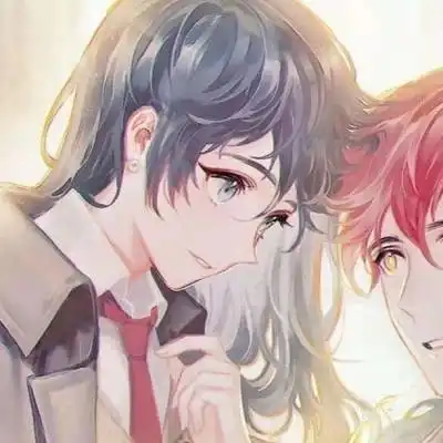  情侣头像分开一人一半动漫恩爱拼图头像一左一右