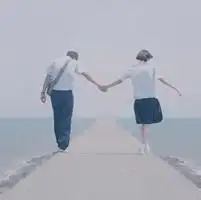  qq欧美范海边情侣头像欧美海边情侣头像