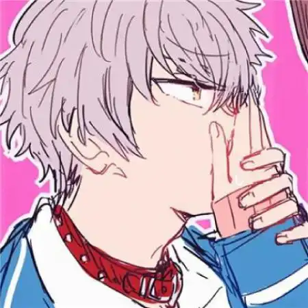  二次元的情侣头像分开,爱情来折磨现在旳自己